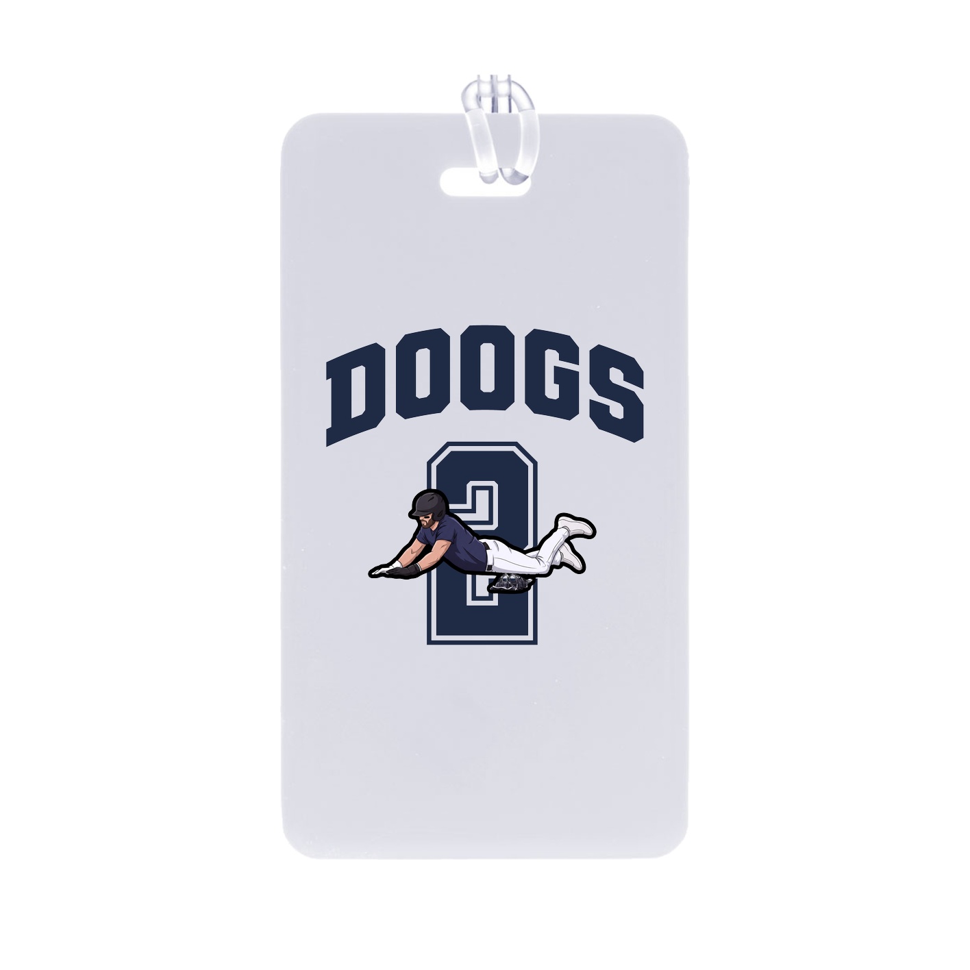Bag Tag — Number in Classic