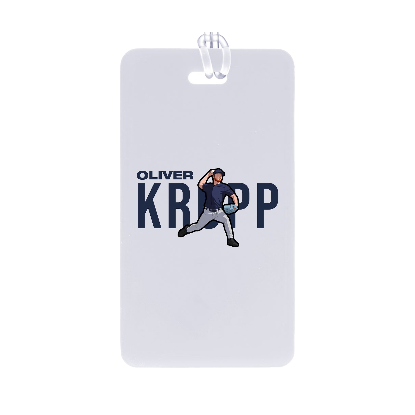 Bag Tag — Player Name in Classic