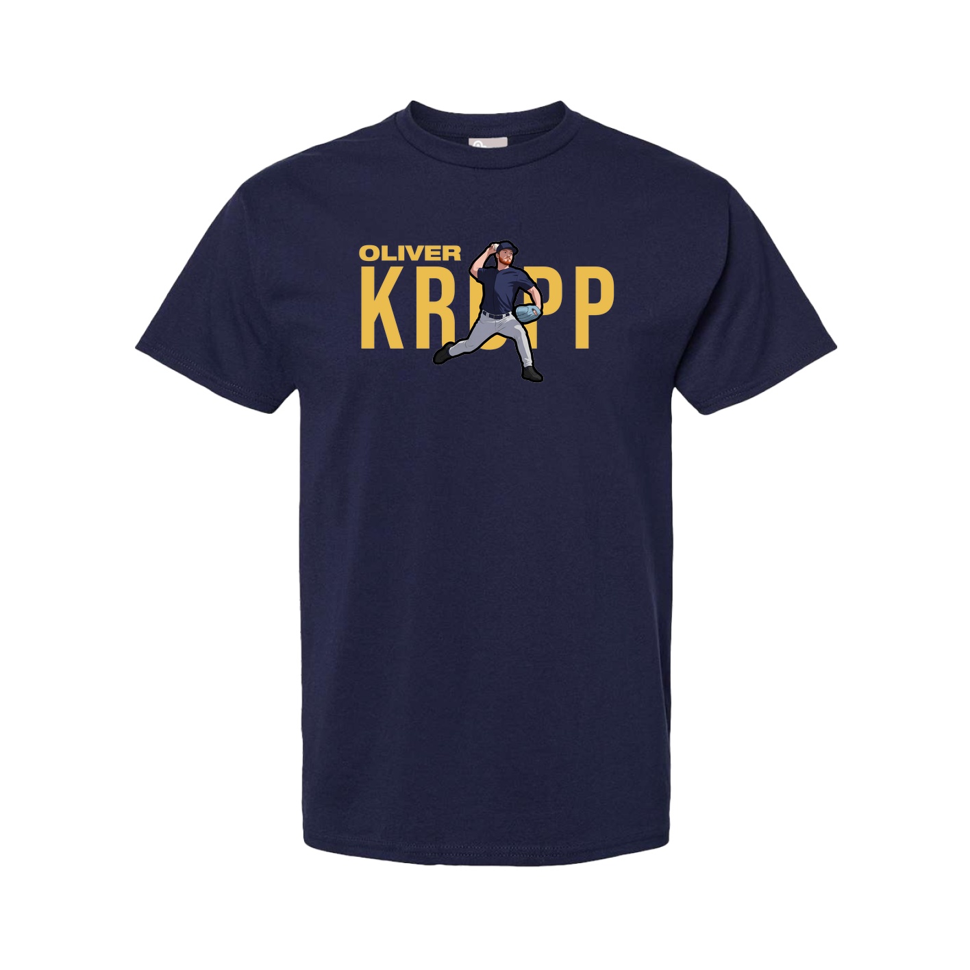Tee — Player Name in Navy