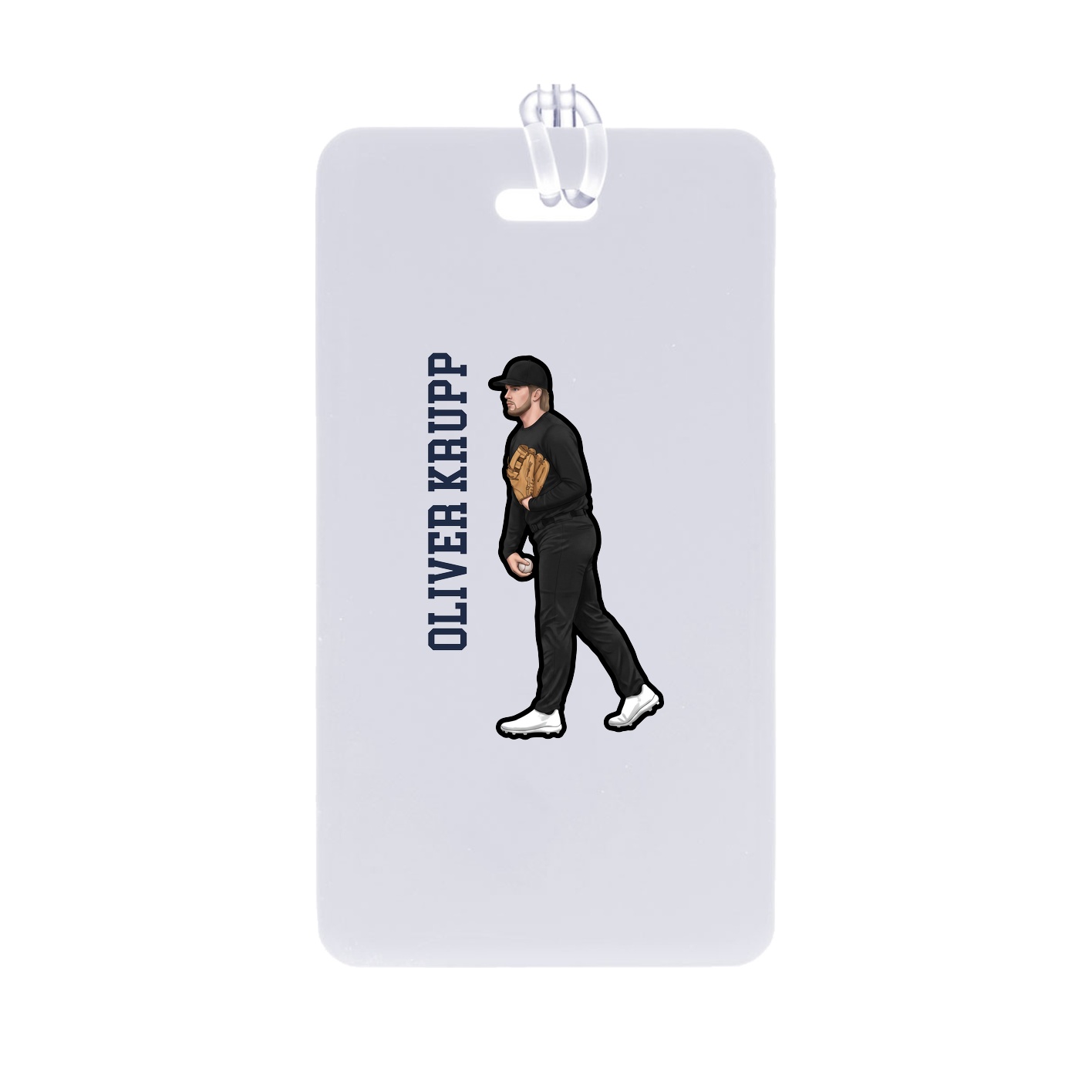 Bag Tag — Name Vertical in Classic