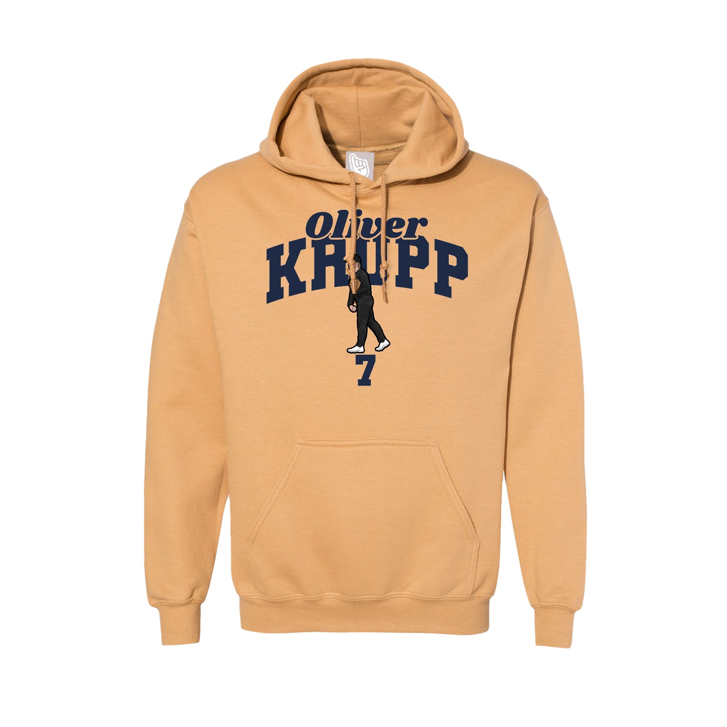 Hoodie — Signature Arch in Vegas Gold