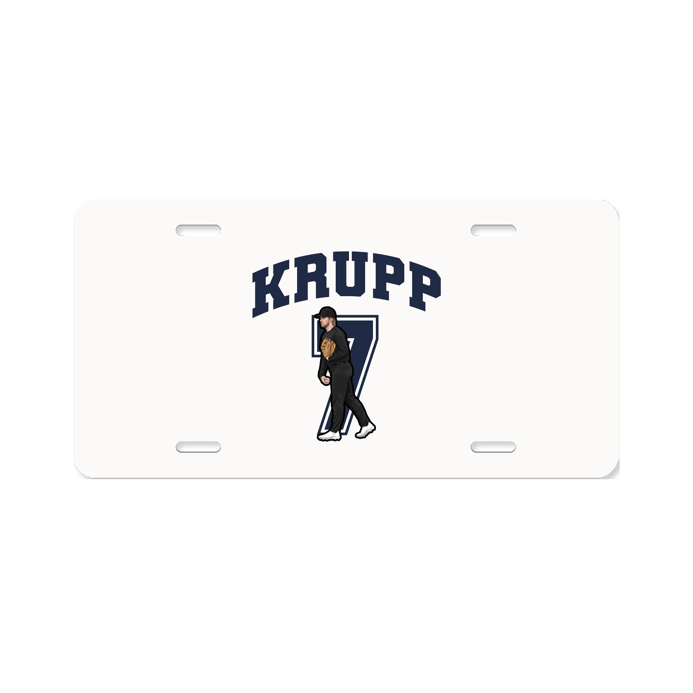 License Plate — Number in Classic