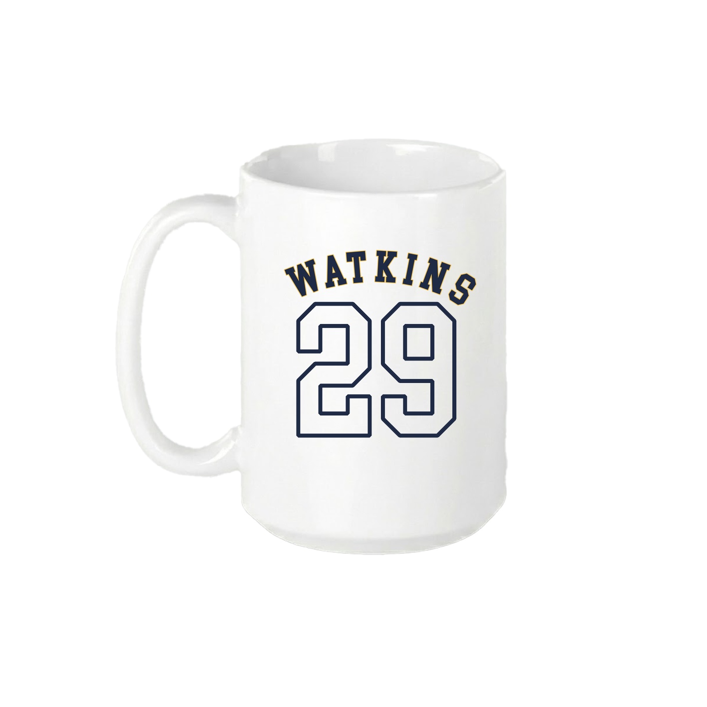 15oz Coffee Mug — Shirsey Arch in White