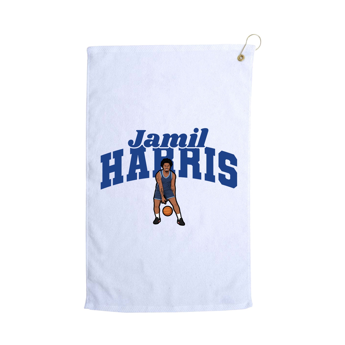 Golf Towel — Signature Arch in White