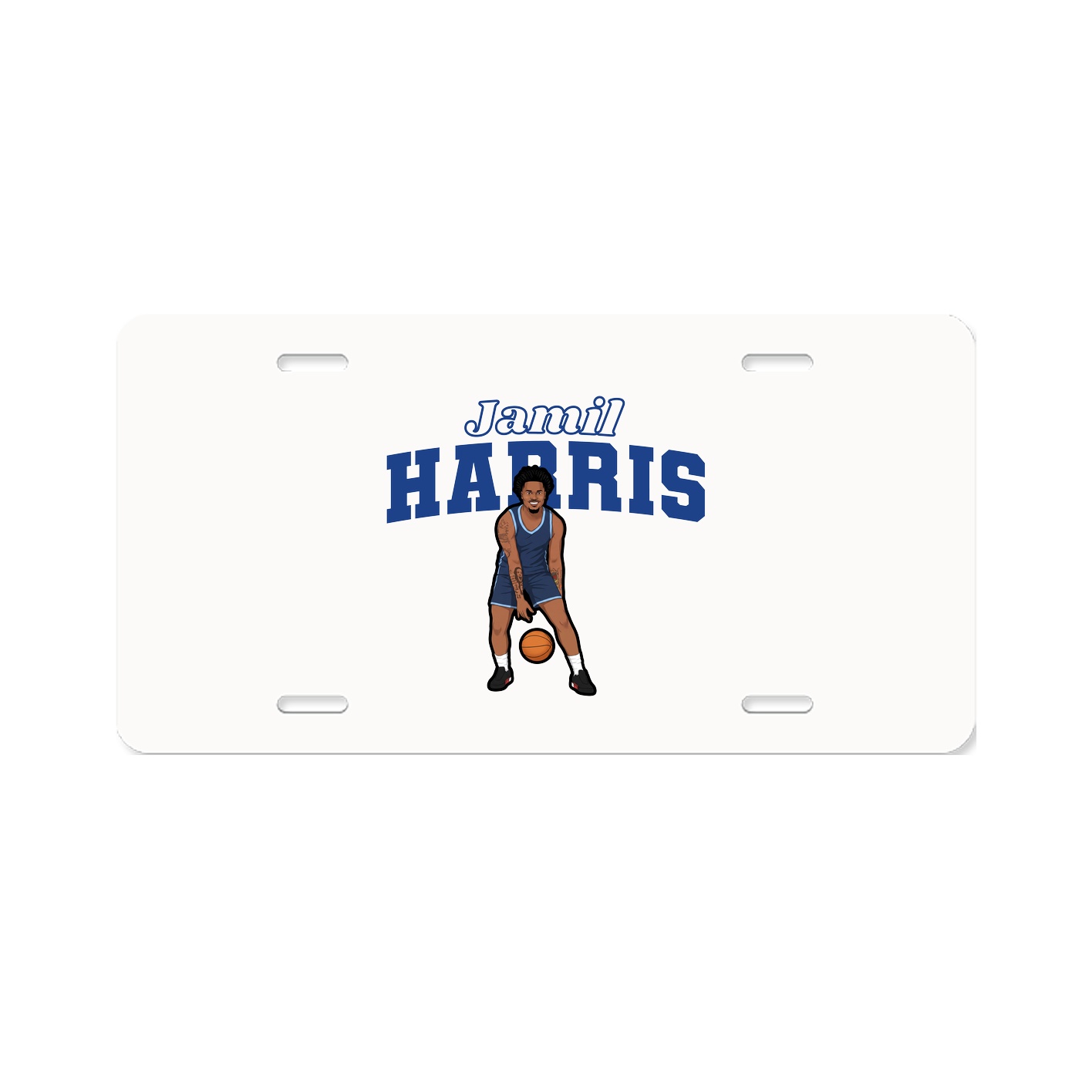 License Plate — Name Arch in Classic