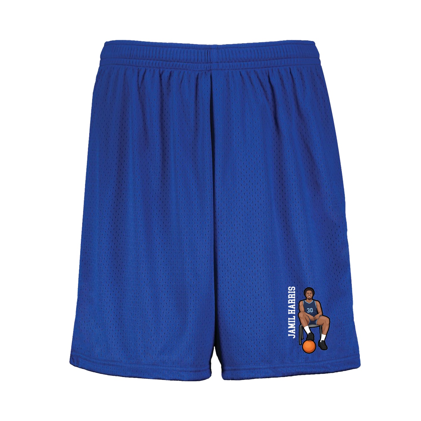 Shorts — Name Vertical in Royal