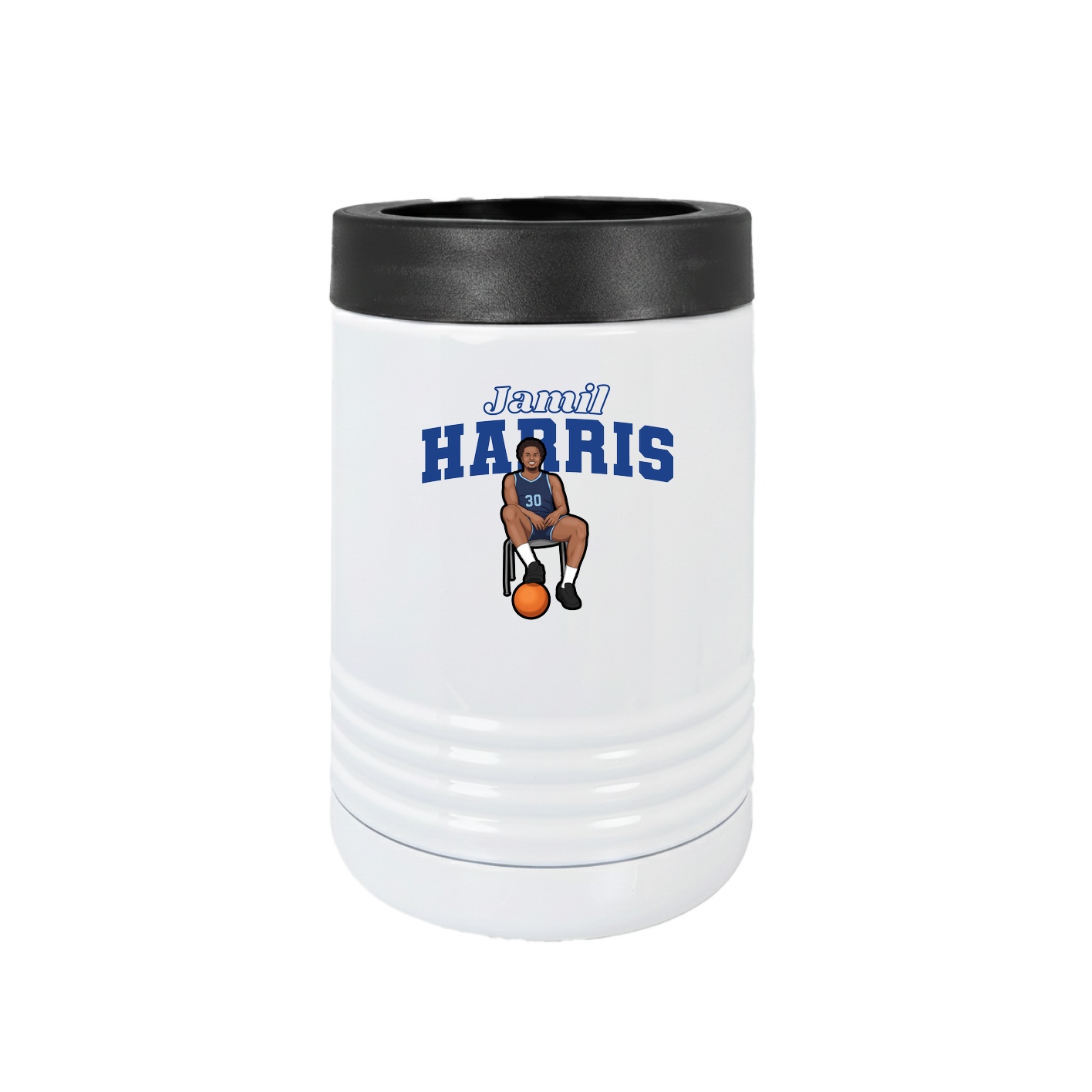 Beverage Holder — Name Arch in White