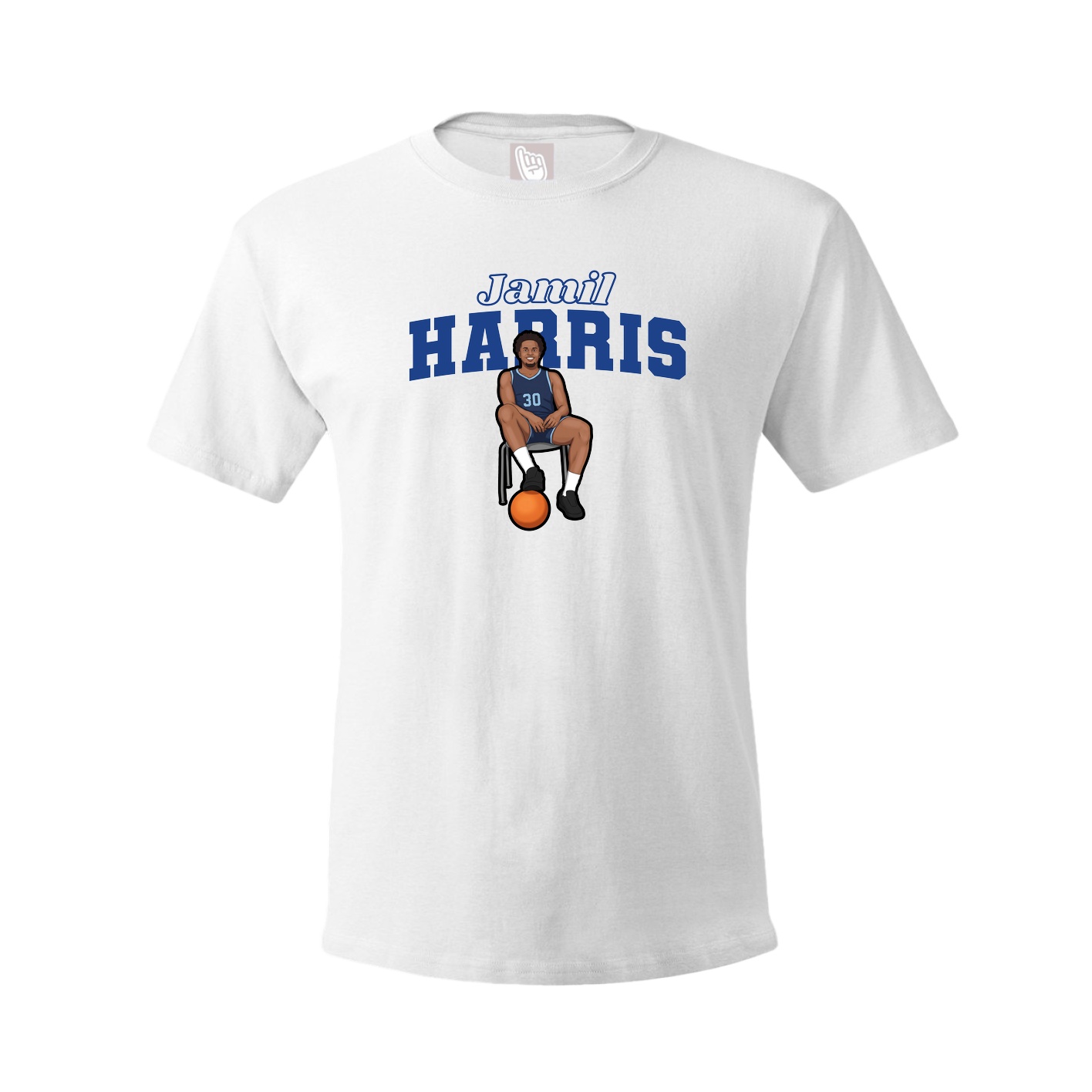 Tee — Name Arch in White
