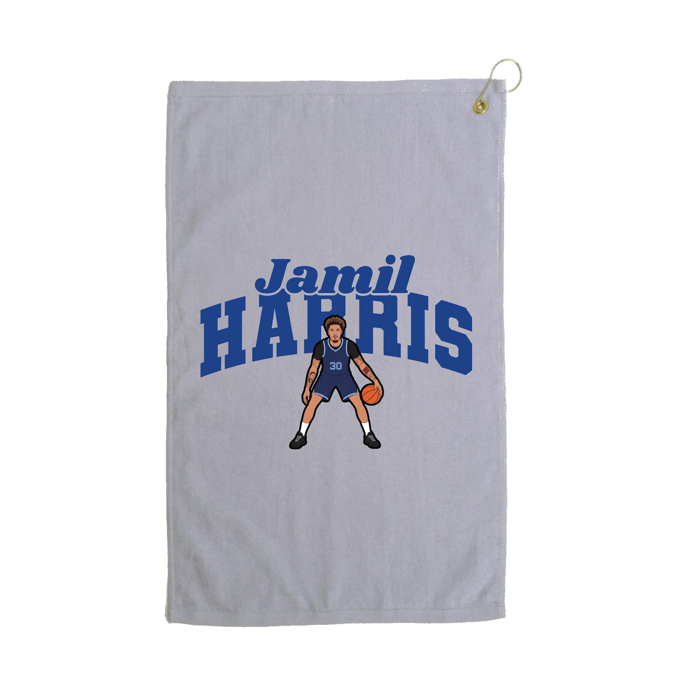 Golf Towel — Signature Arch in Grey