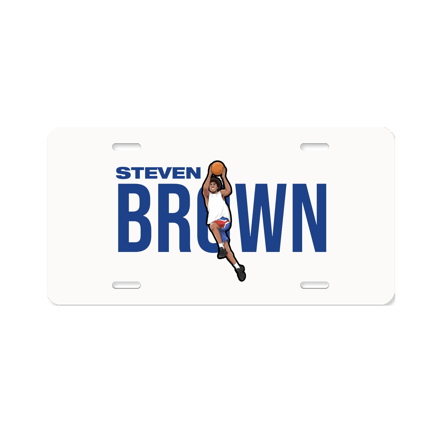 License Plate — Player Name in Classic