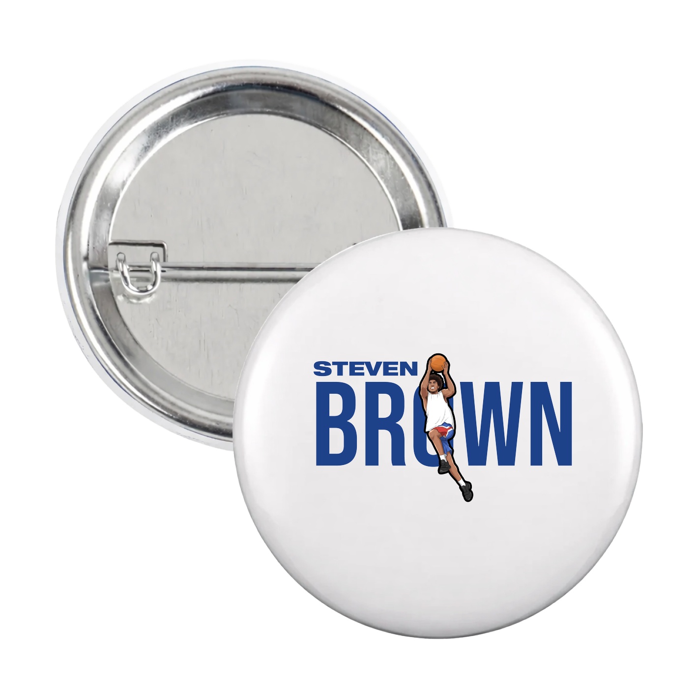 Game Day Button — Player Name in White