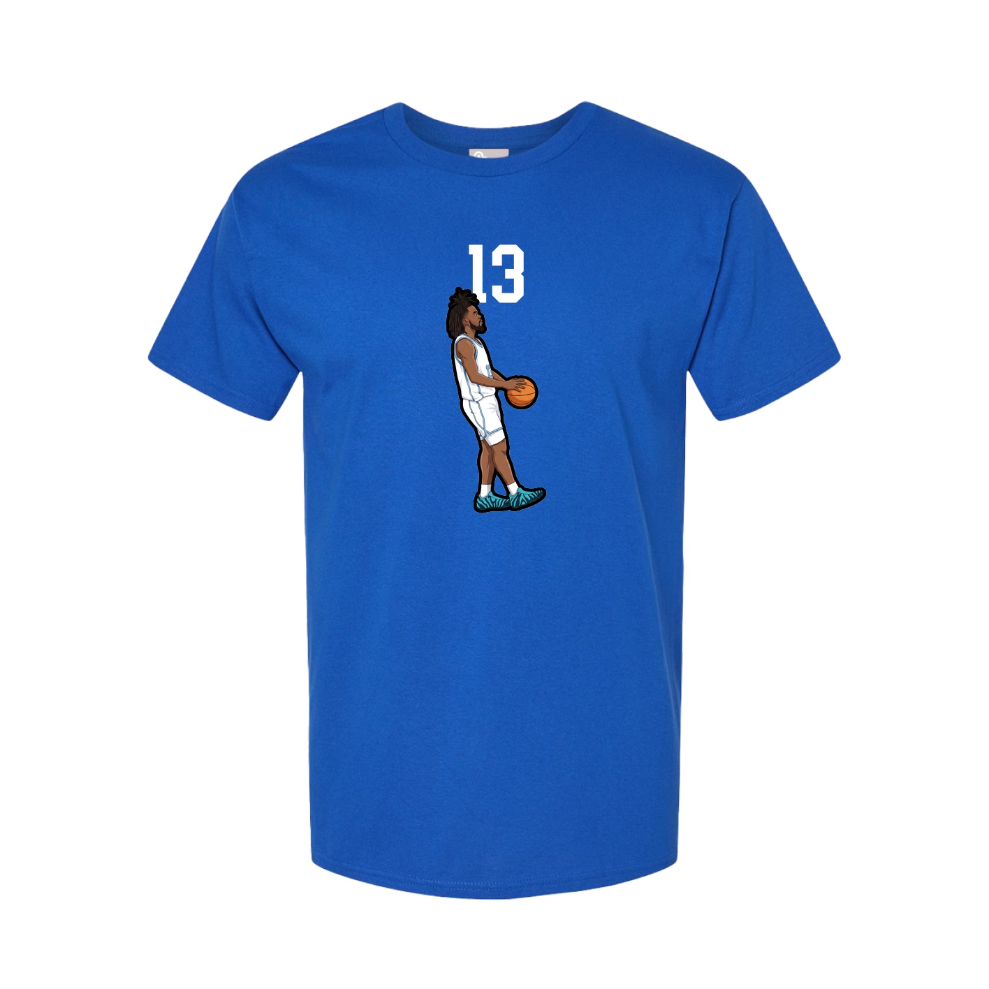 Youth Tee — Number Top in Royal