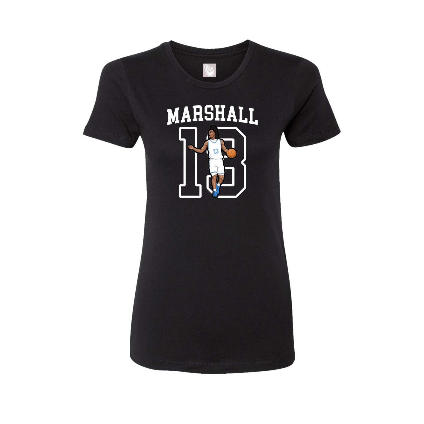 Fitted Women's Tee — Shirsey in Black