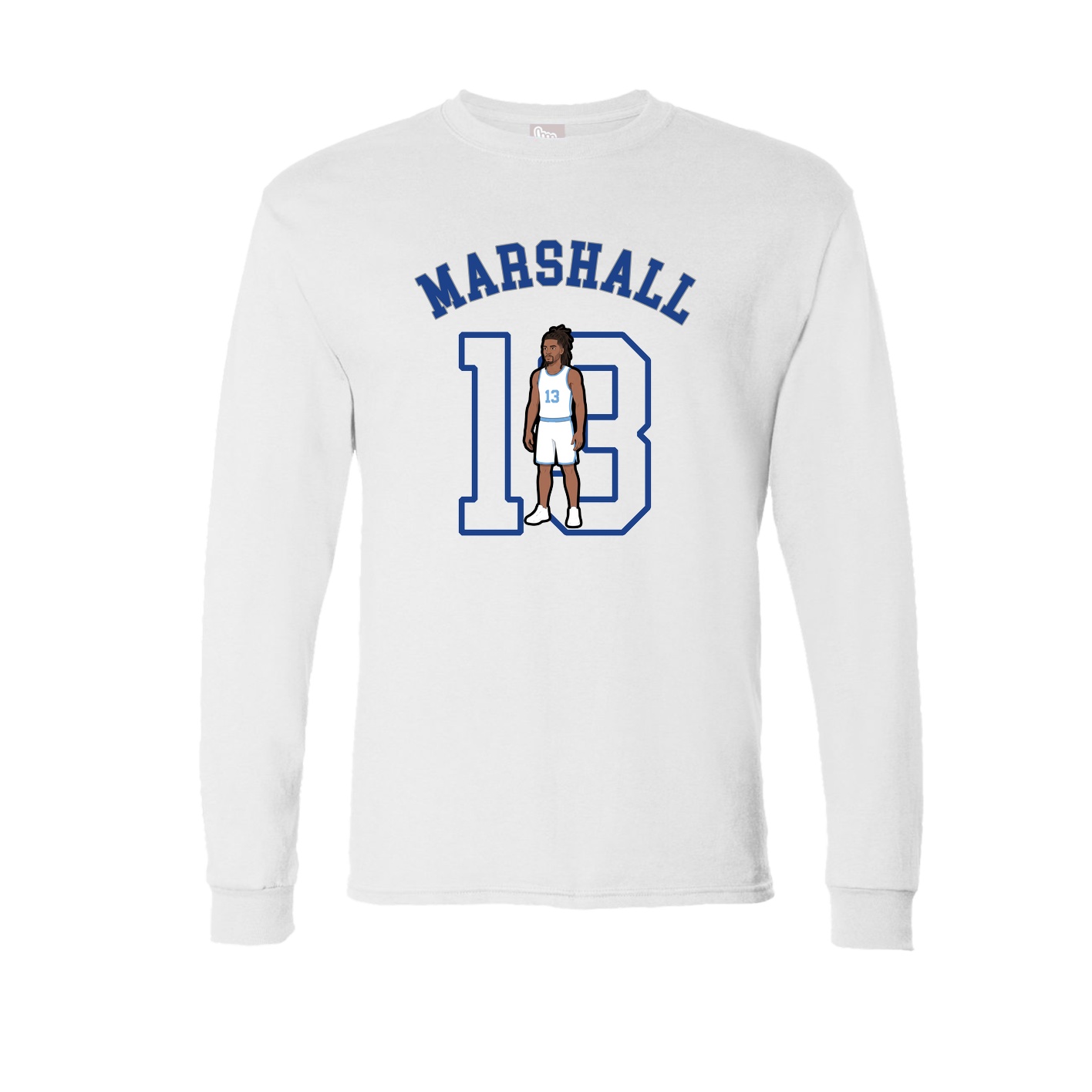 Long Sleeve Tee — Shirsey Arch in White