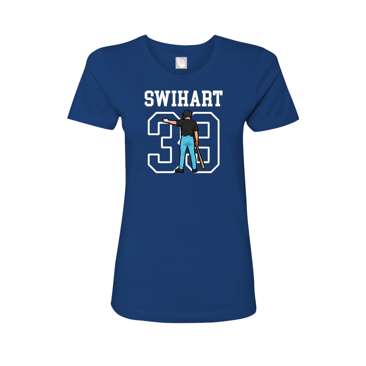 Fitted Women's Tee — Shirsey in Royal
