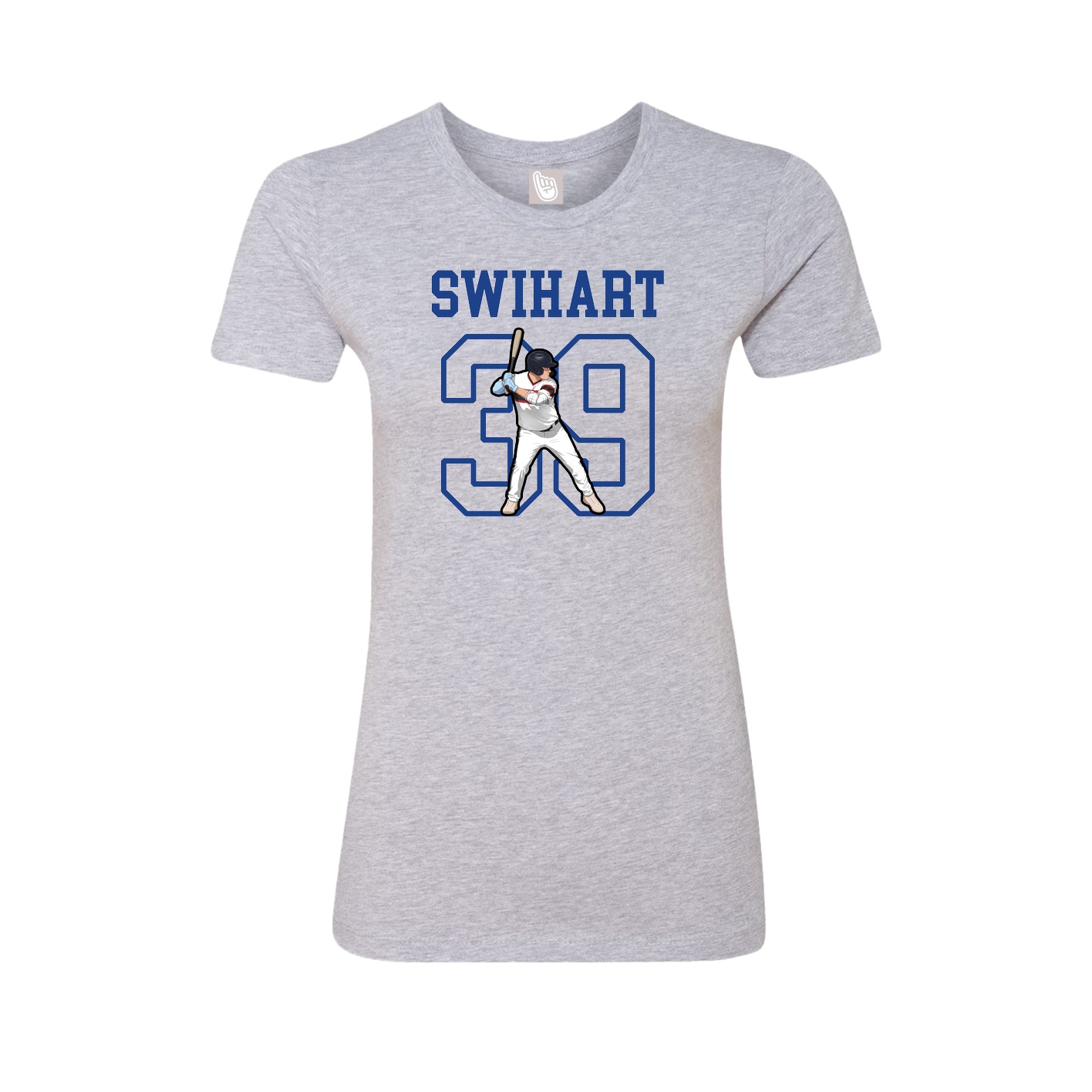 Fitted Women's Tee — Shirsey in Grey