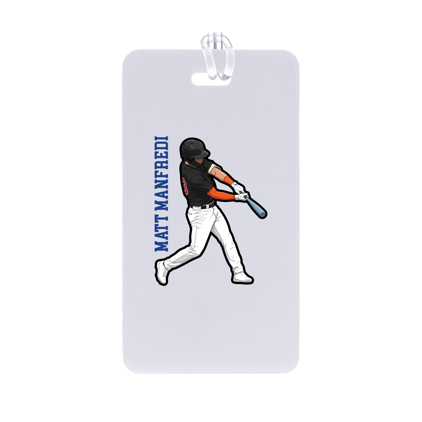Bag Tag — Name Vertical in Classic