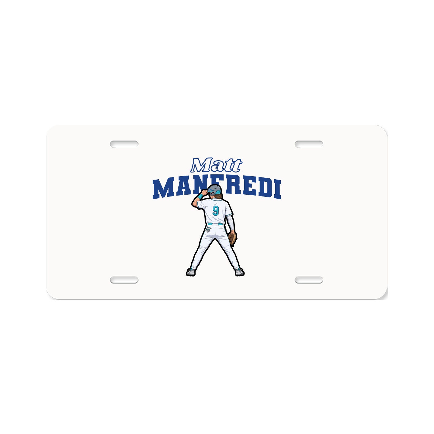 License Plate — Name Arch in Classic