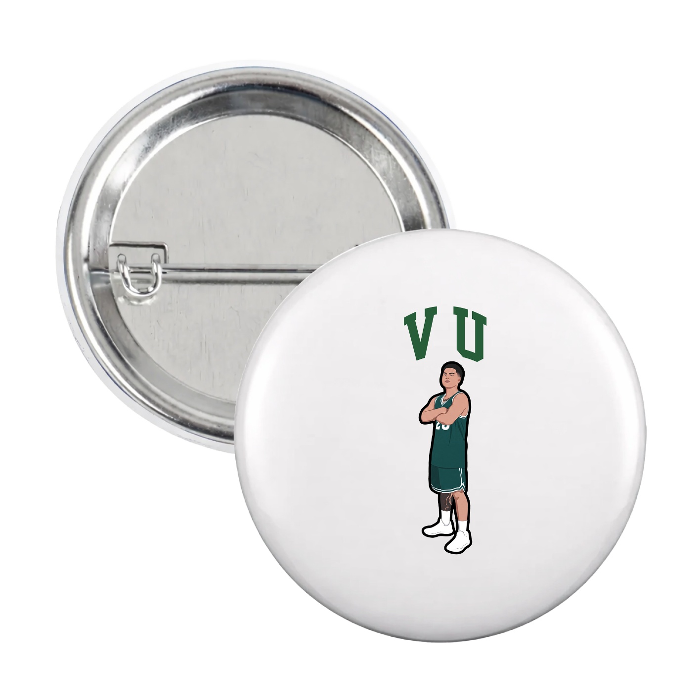 Game Day Button — Shirsey in White