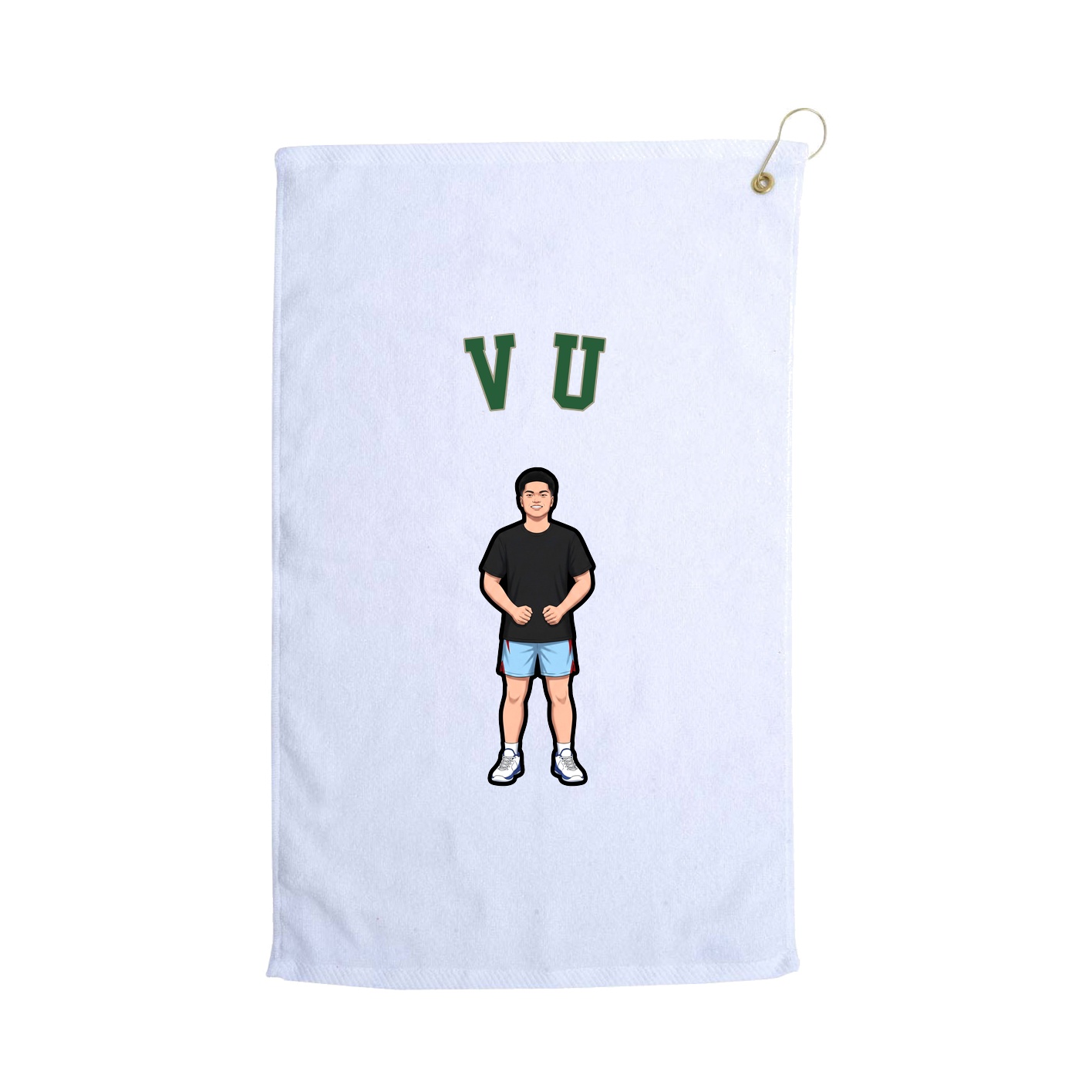Golf Towel — Shirsey Arch in White