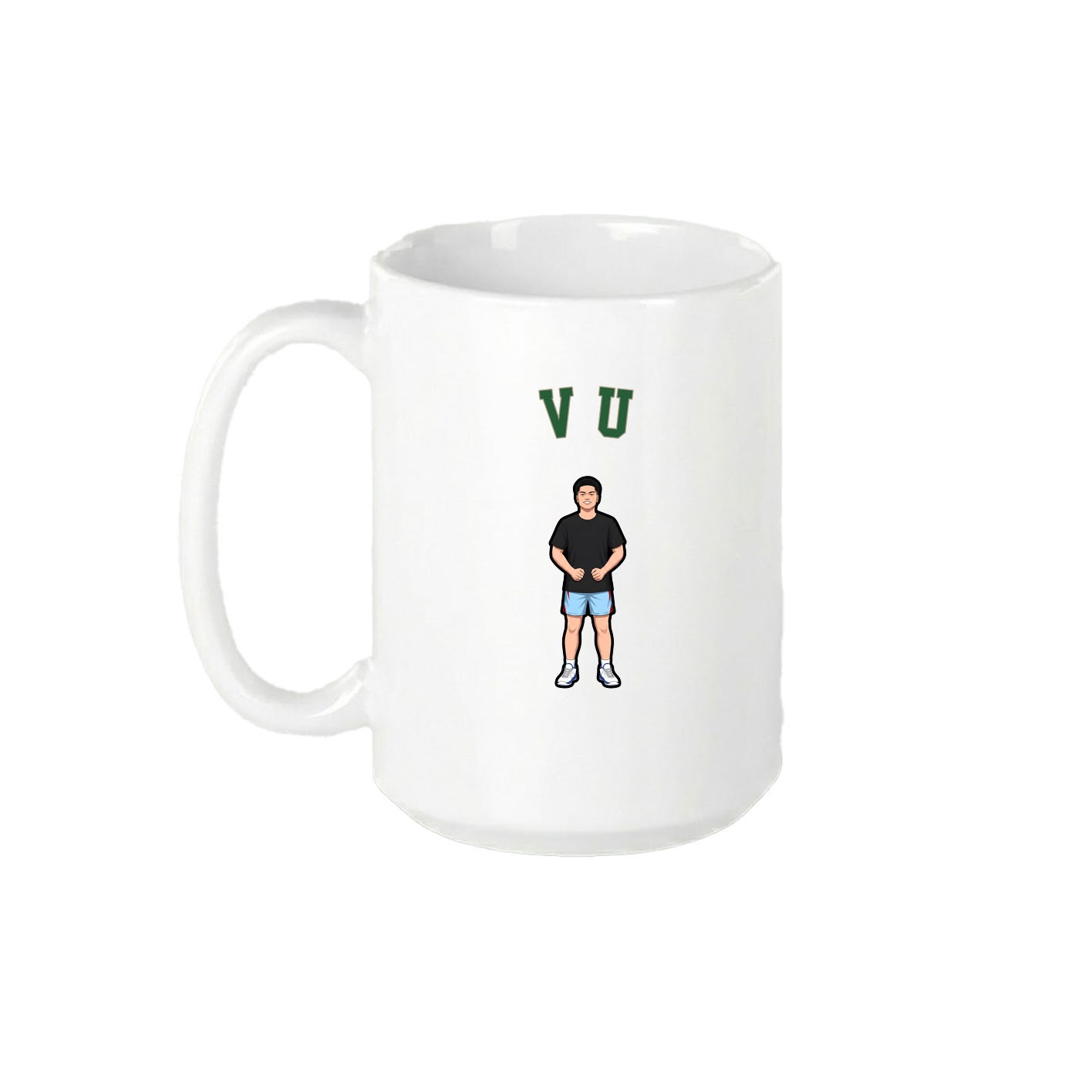 15oz Coffee Mug — Shirsey Arch in White