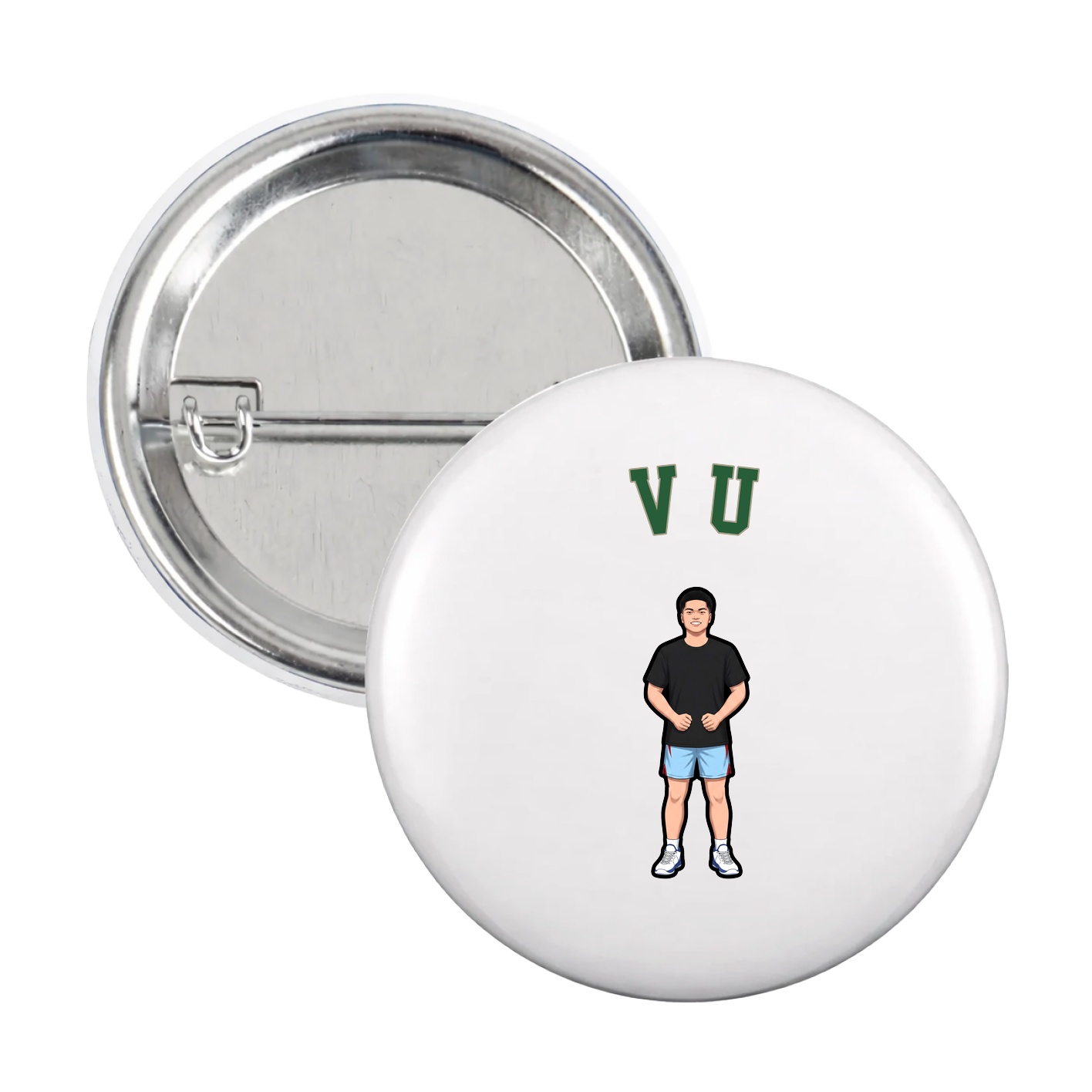 Game Day Button — Shirsey Arch in White