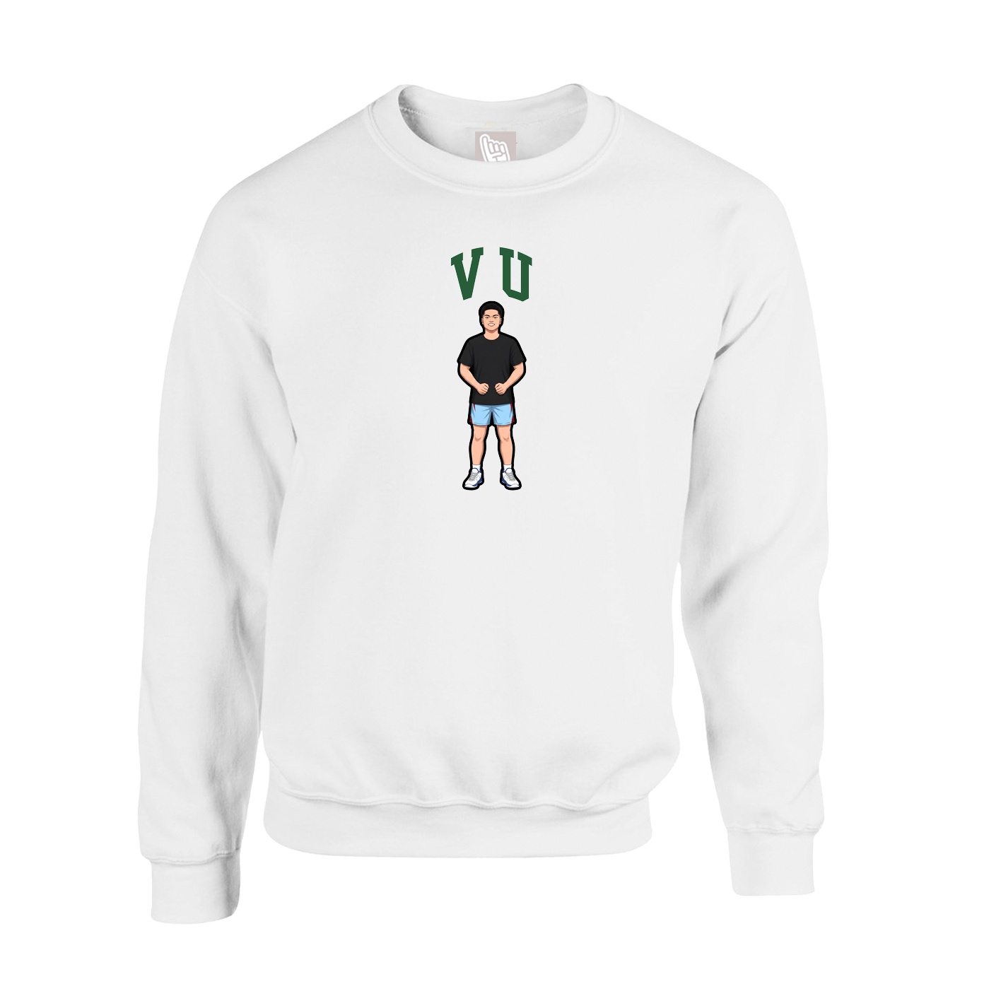 Fleece Crew — Shirsey in White