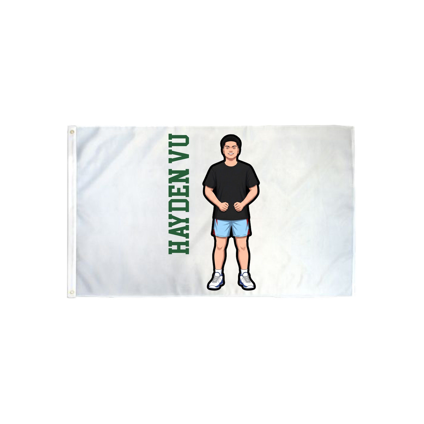 3x5 Flag — Name Vertical in Classic