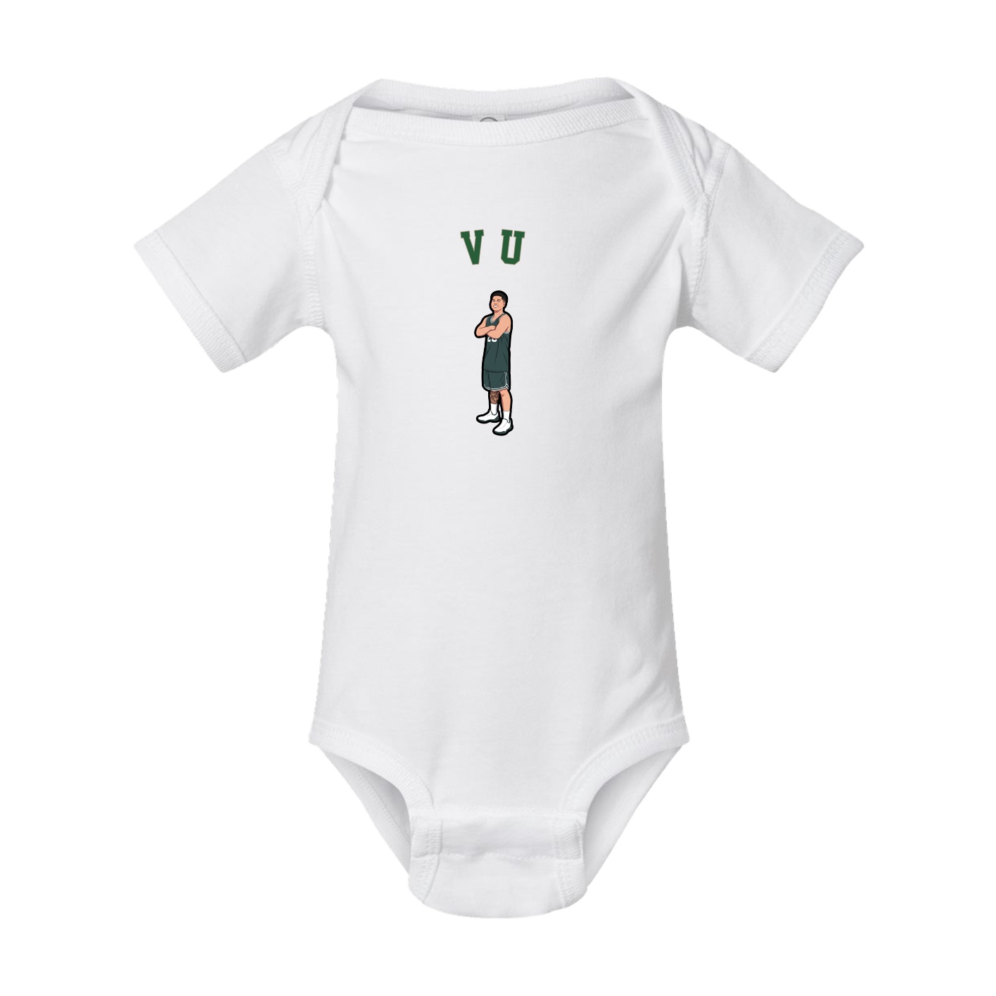 Baby Onesie — Shirsey Arch in White