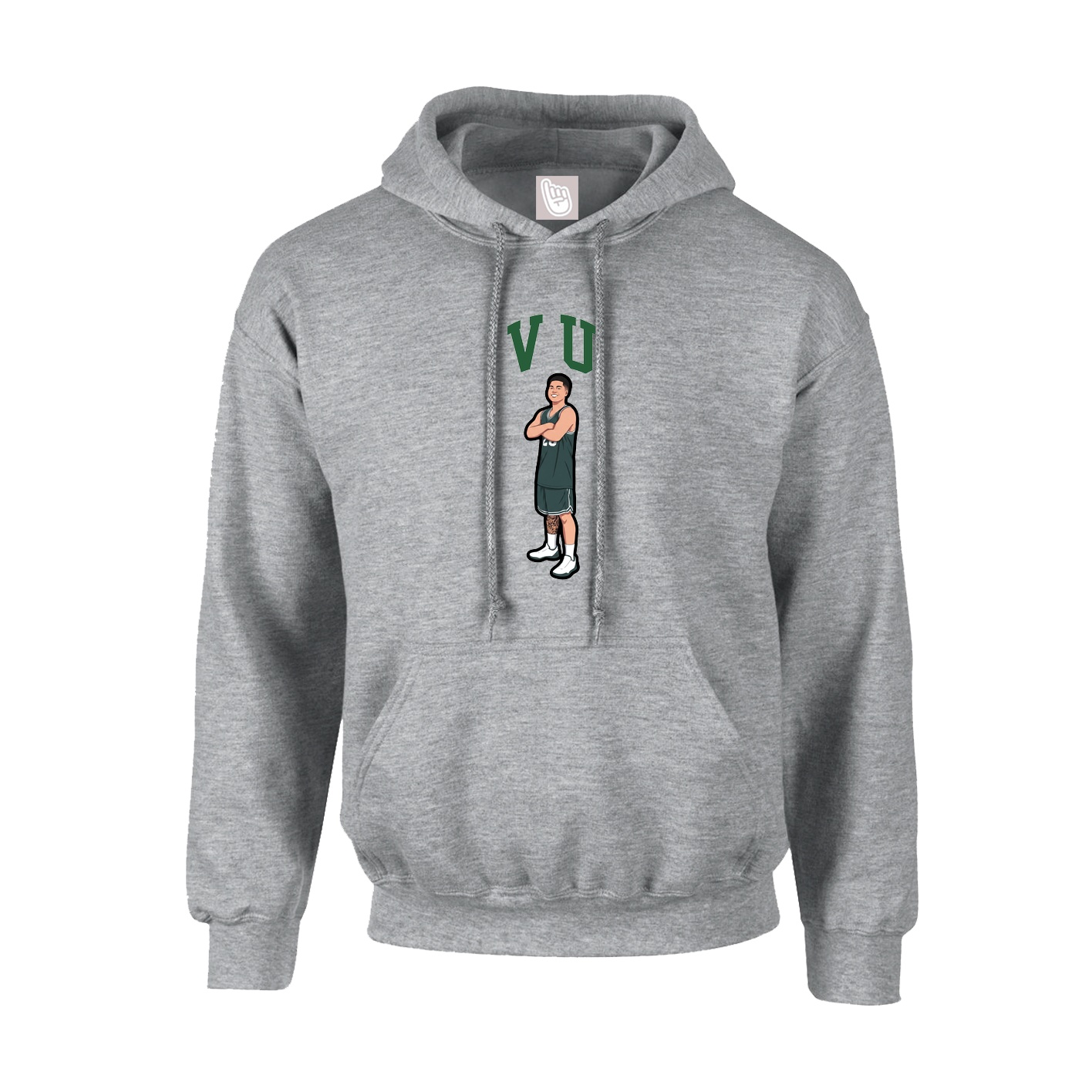 Hoodie — Shirsey in Grey