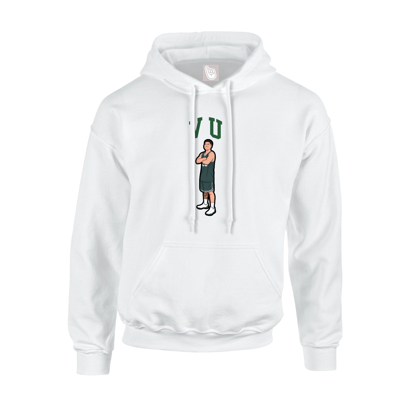 Youth Hoodie — Shirsey in White