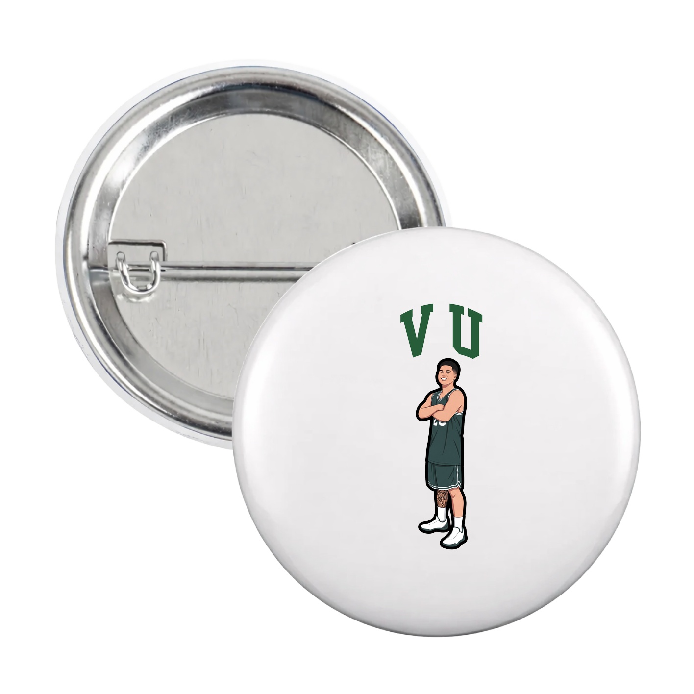 Game Day Button — Shirsey in White