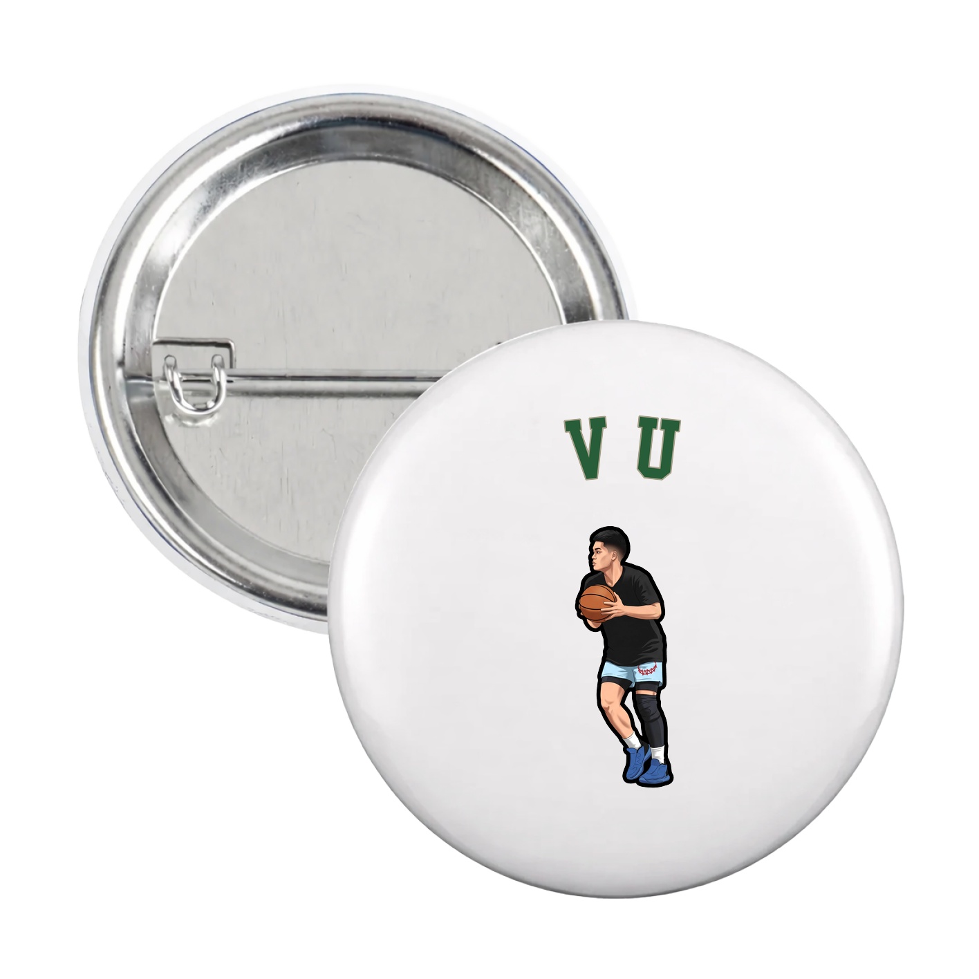 Game Day Button — Shirsey Arch in White