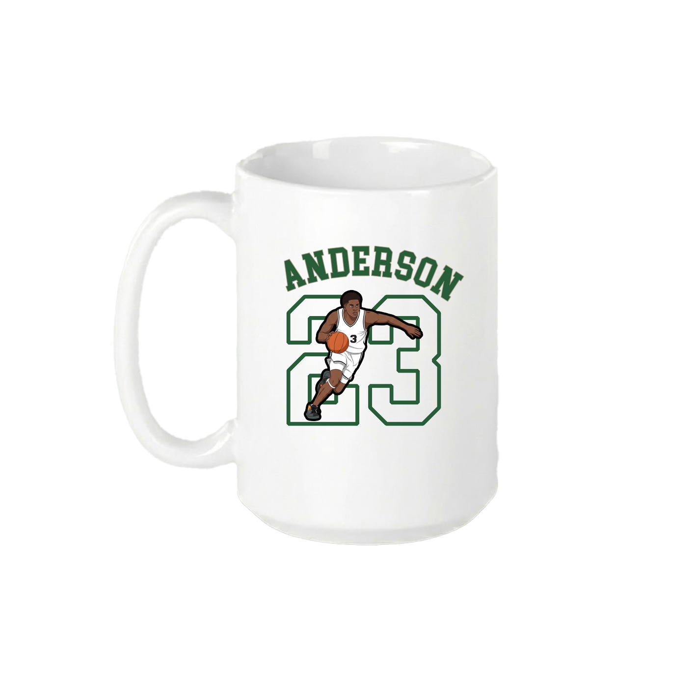 15oz Coffee Mug — Shirsey Arch in White