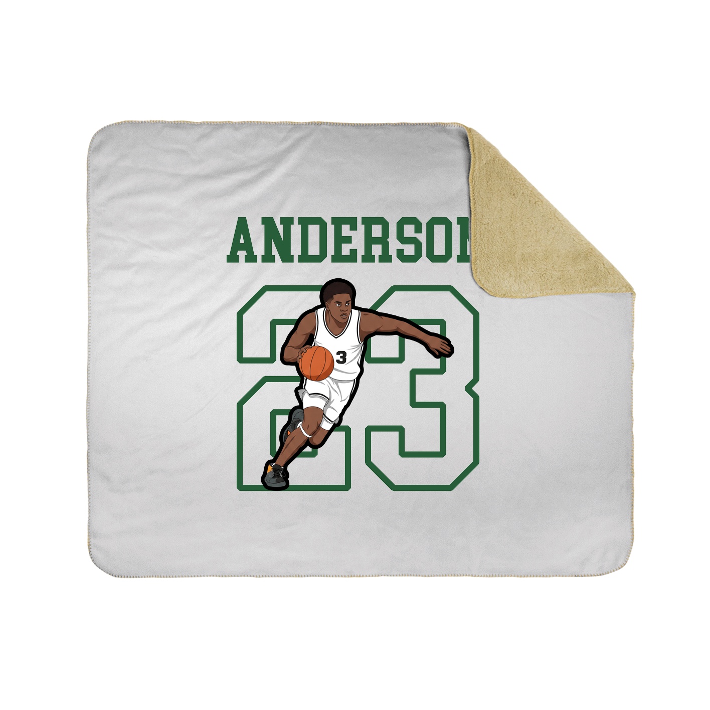 50x60 Sherpa Lined Throw Blanket