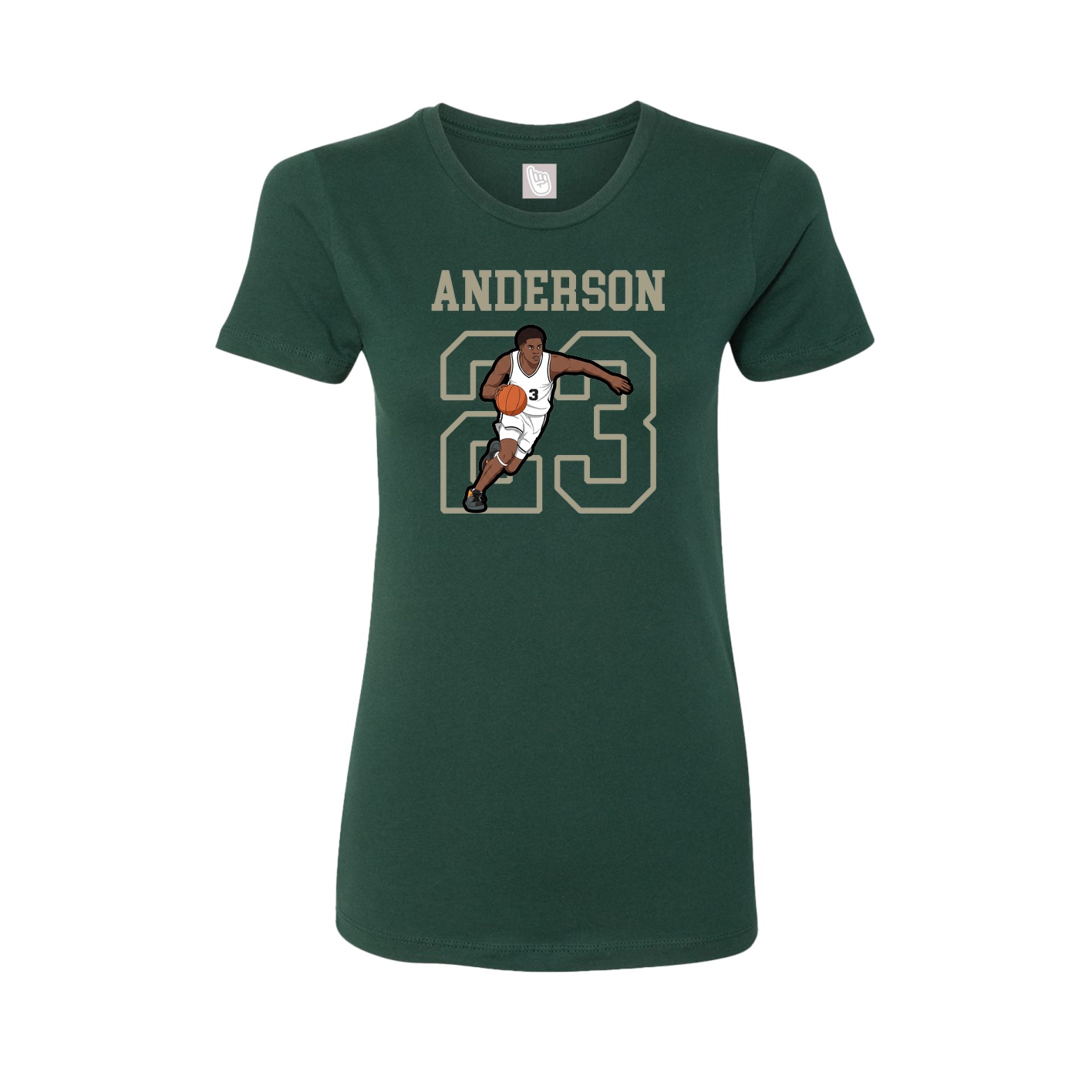 Fitted Women's Tee — Shirsey in Green