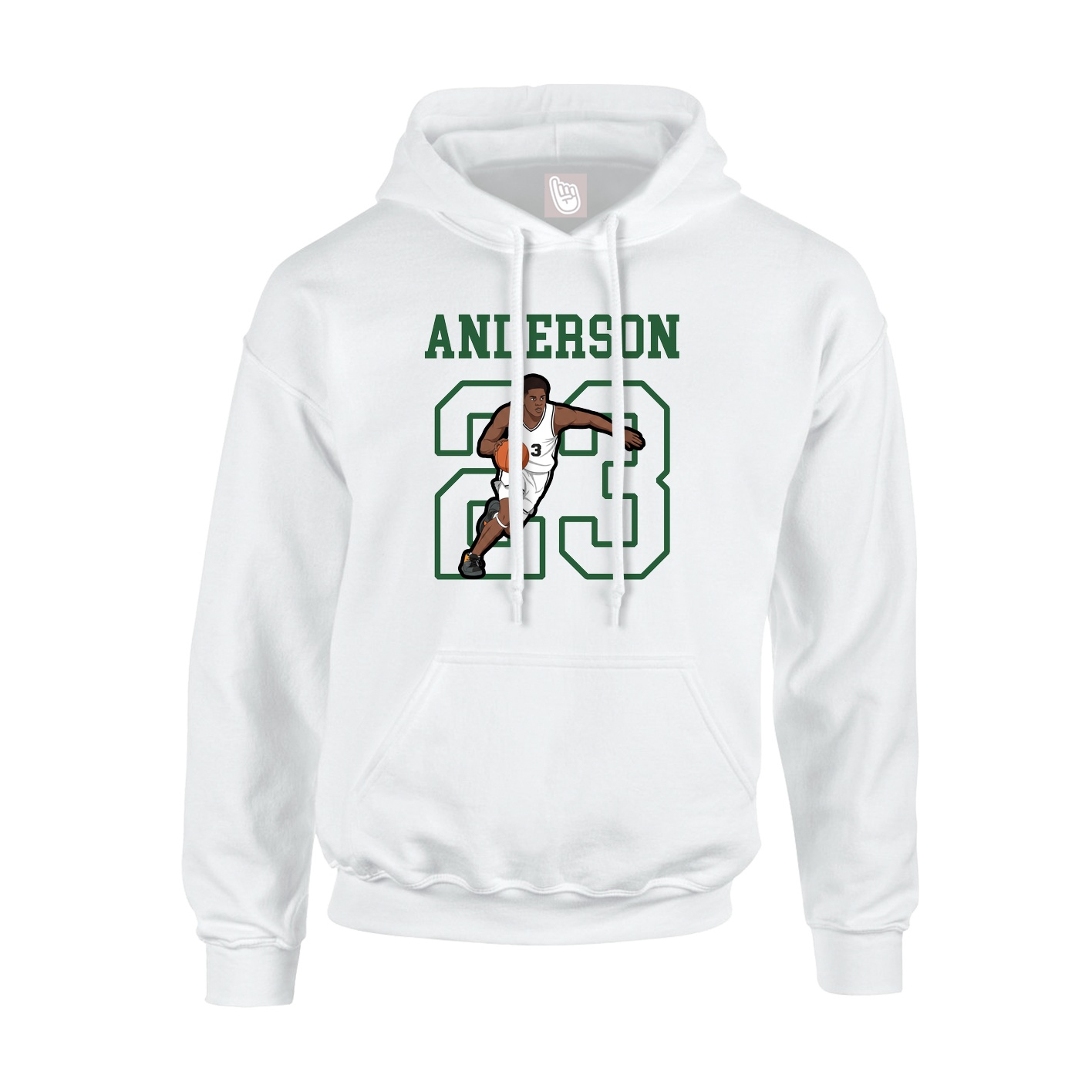 Hoodie — Shirsey in White