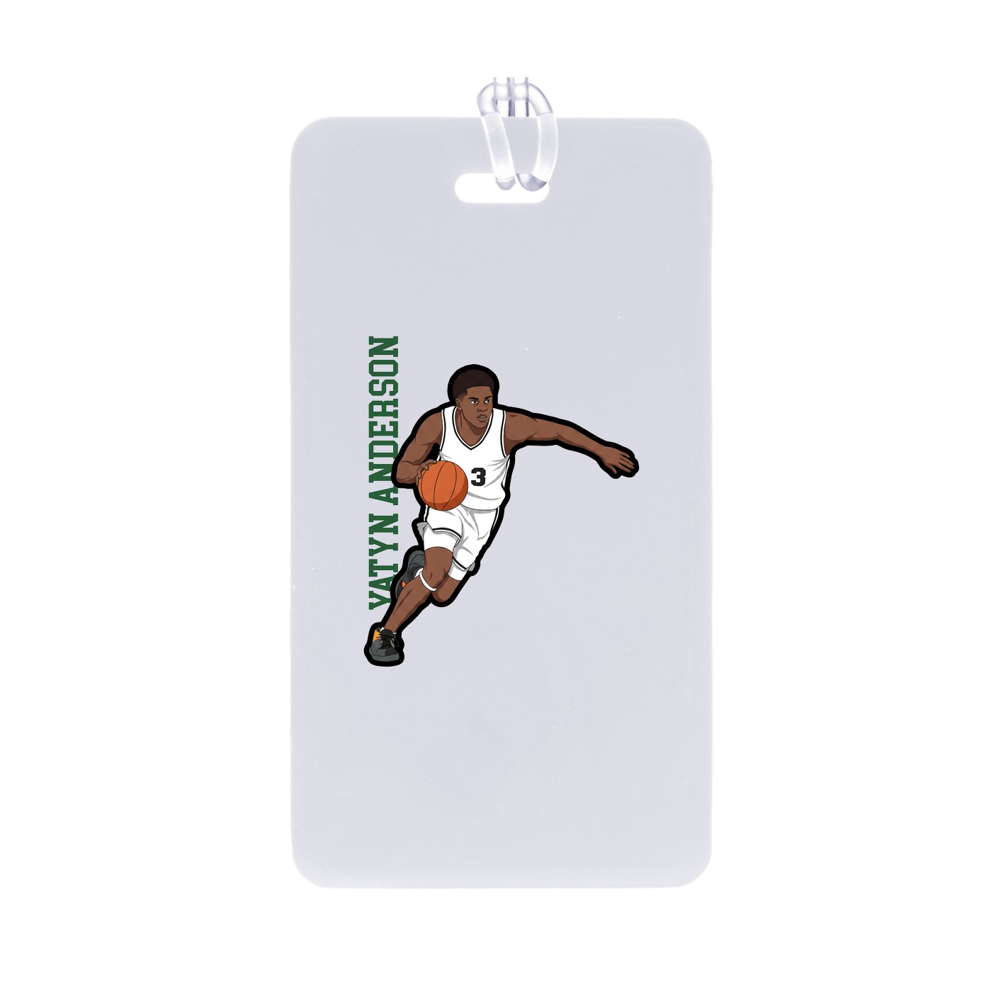 Bag Tag — Name Vertical in Classic