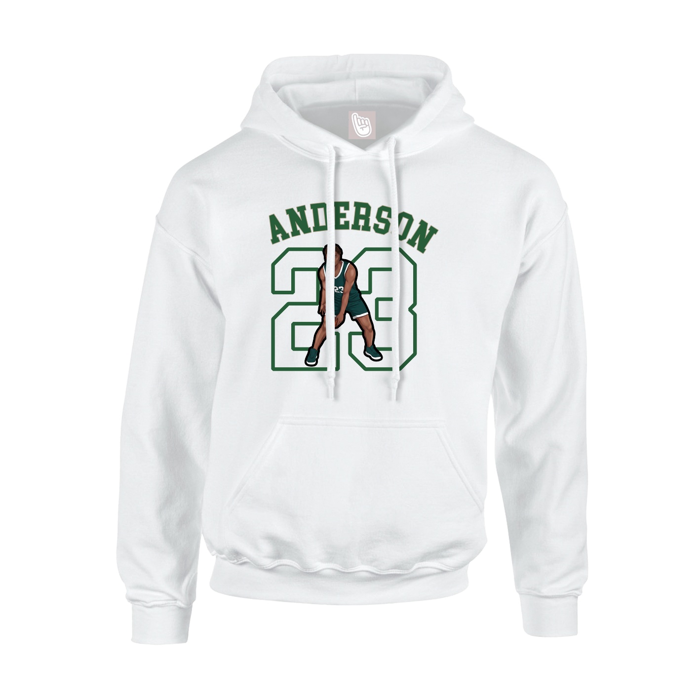Youth Hoodie — Shirsey Arch in White