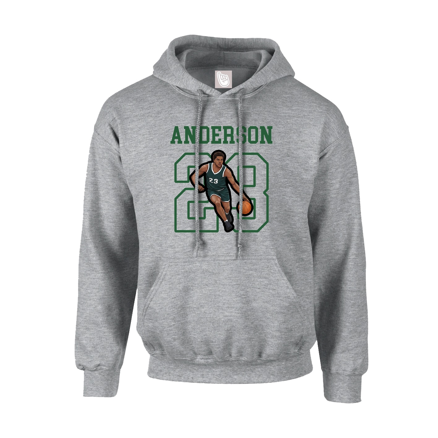 Hoodie — Shirsey in Grey