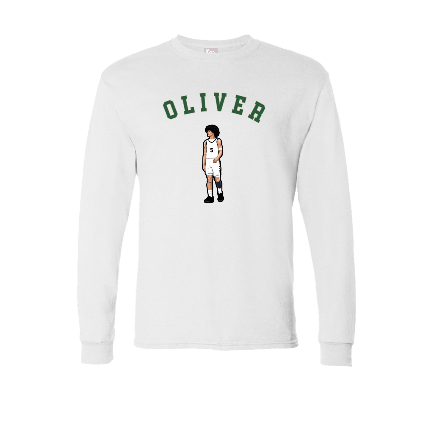 Long Sleeve Tee — Shirsey Arch in White