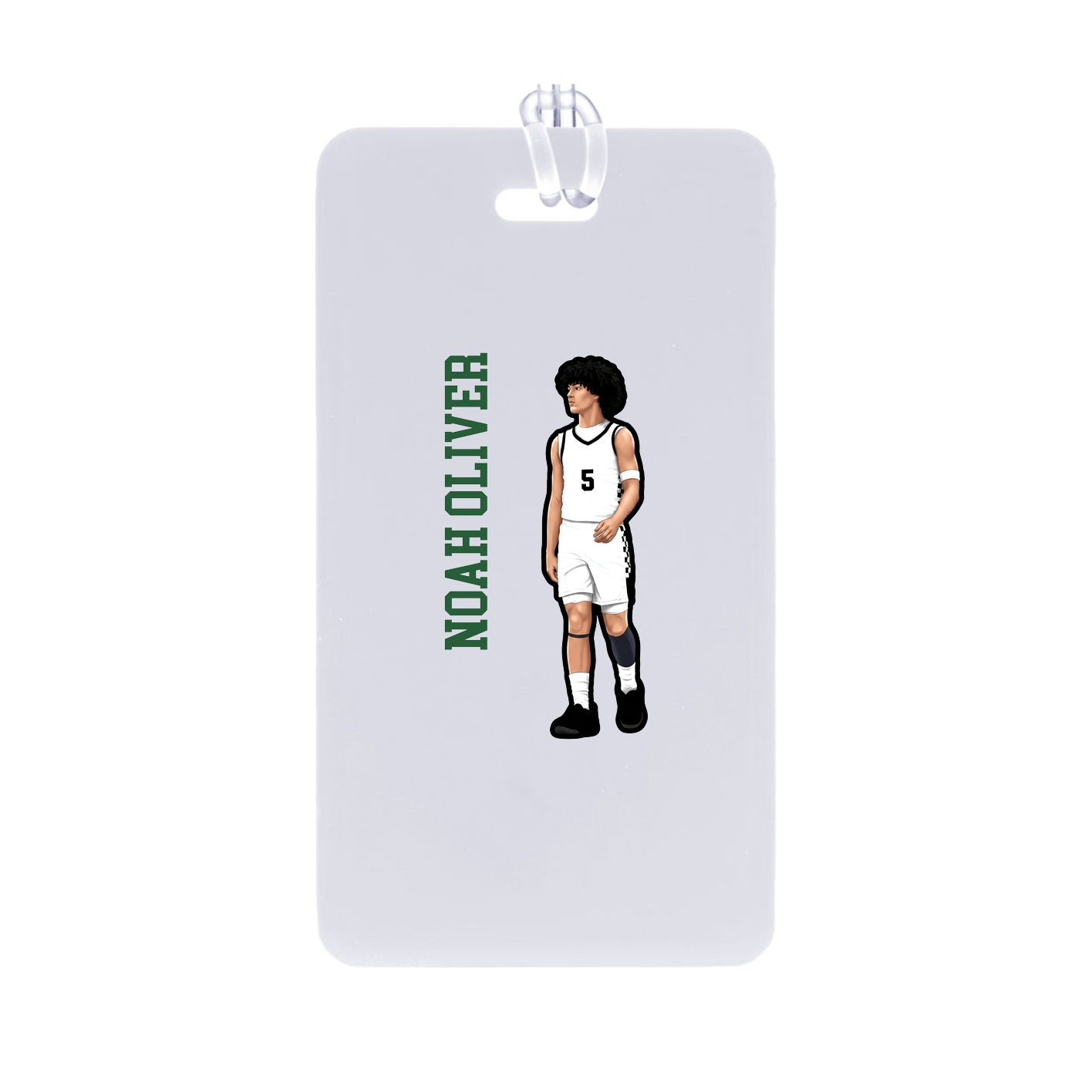 Bag Tag — Name Vertical in Classic