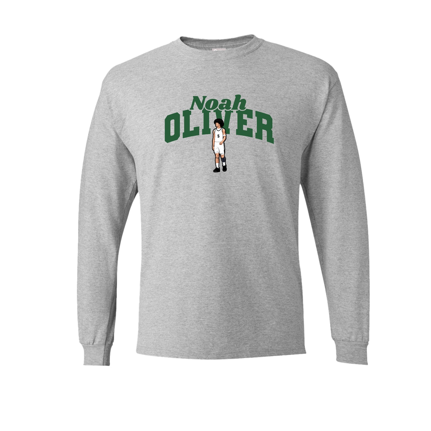 Long Sleeve Tee — Signature Arch in Grey