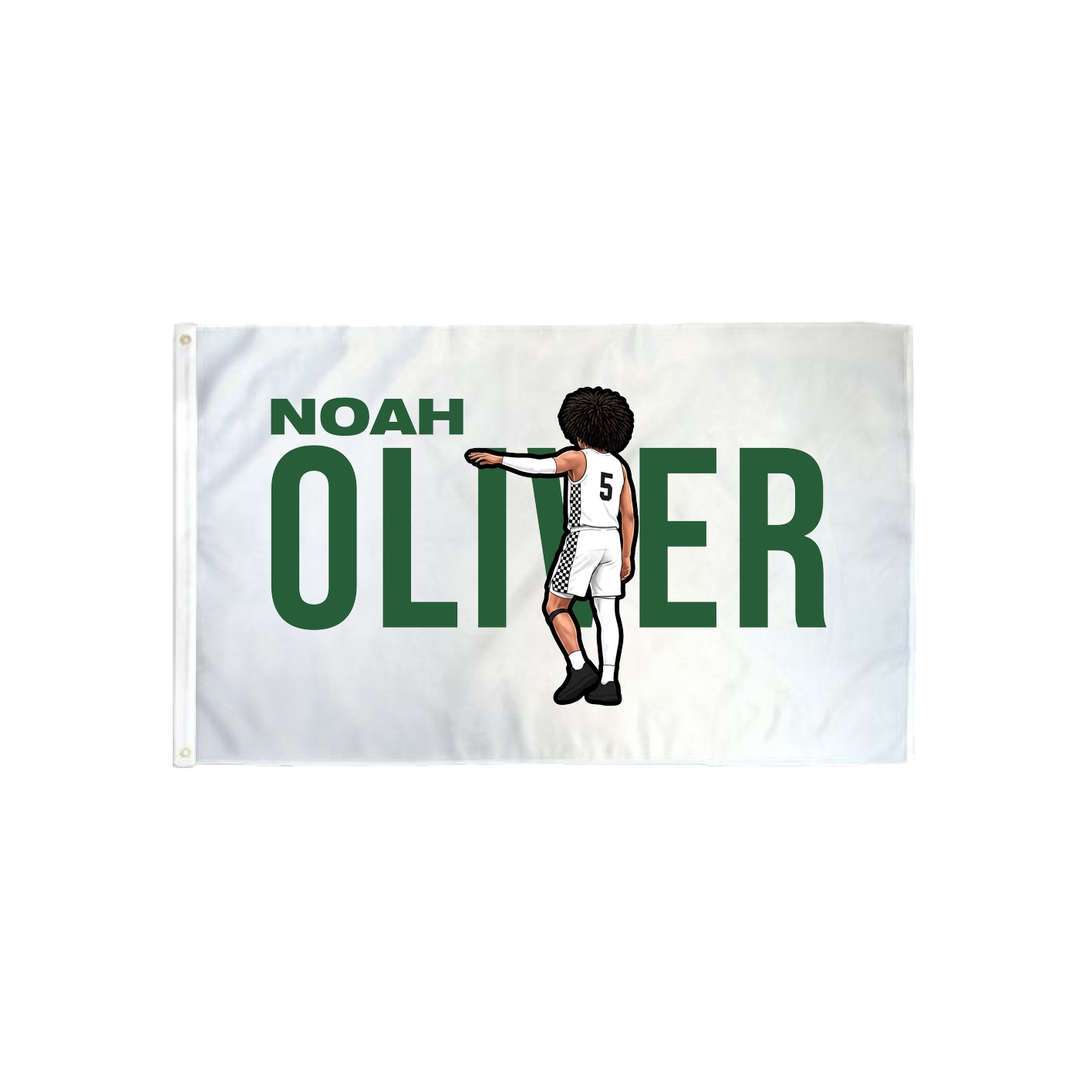 3x5 Flag — Player Name in Classic