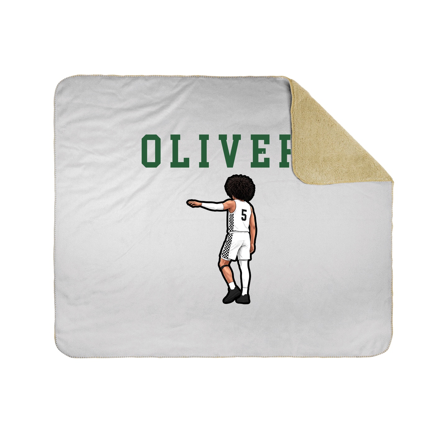 Throw Blanket — Shirsey in White