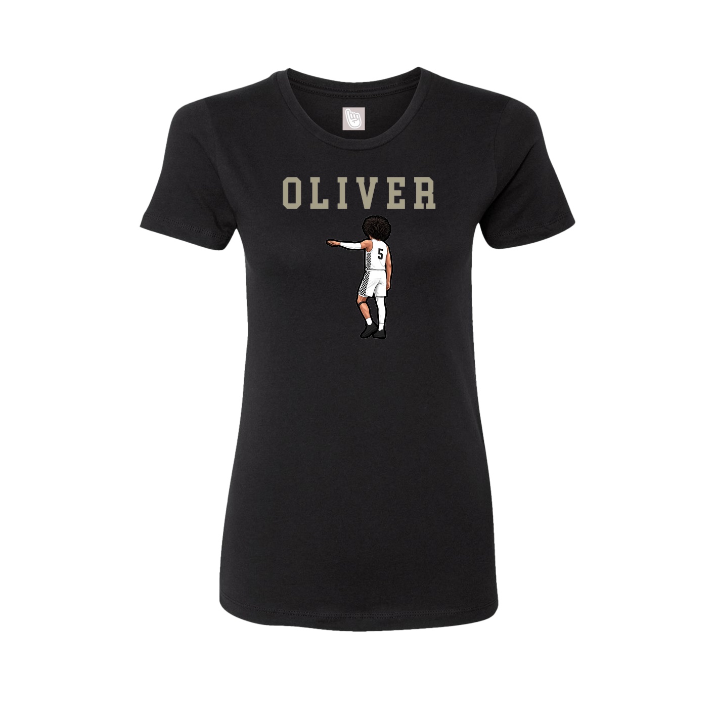 Fitted Women's Tee — Shirsey in Black