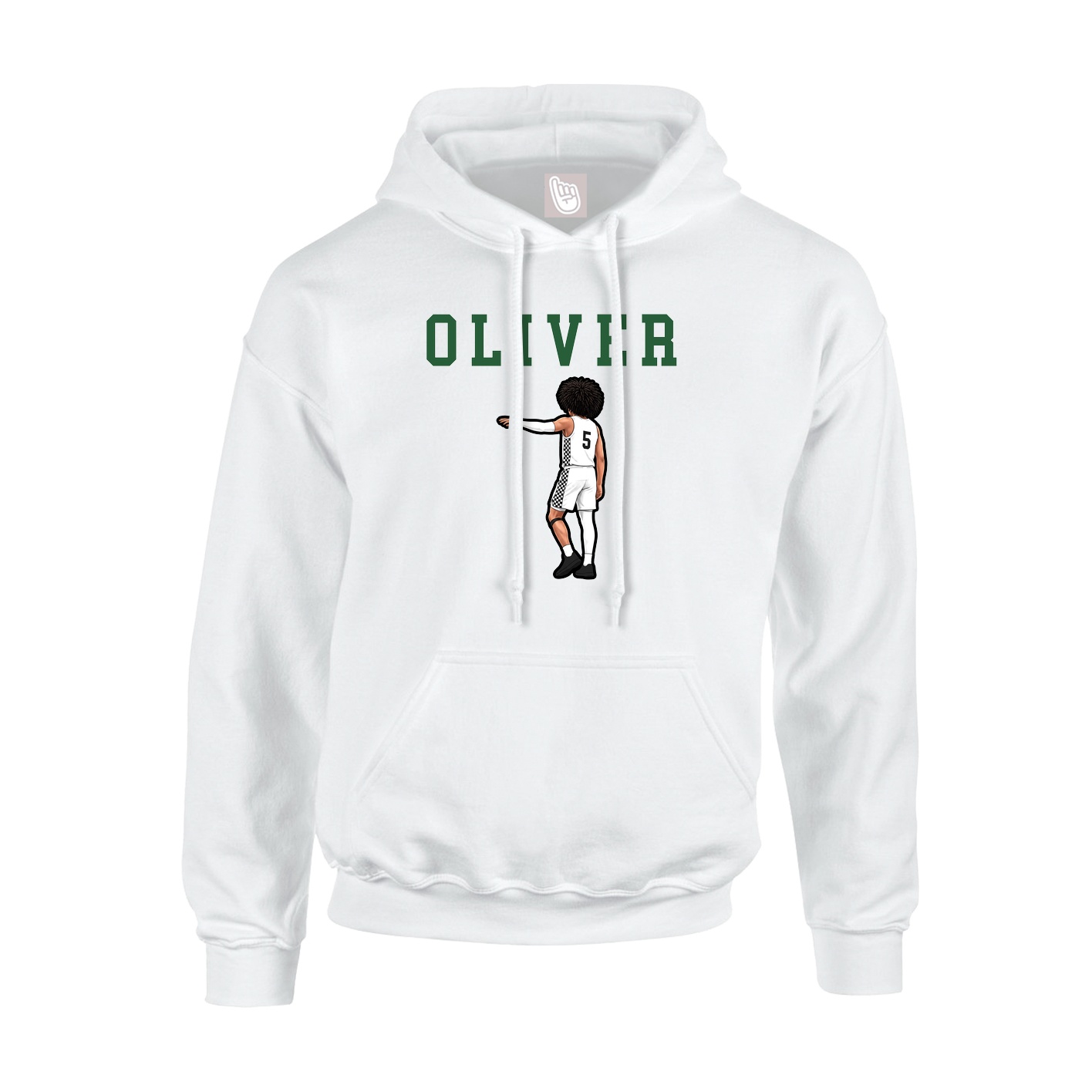 Youth Hoodie — Shirsey in White