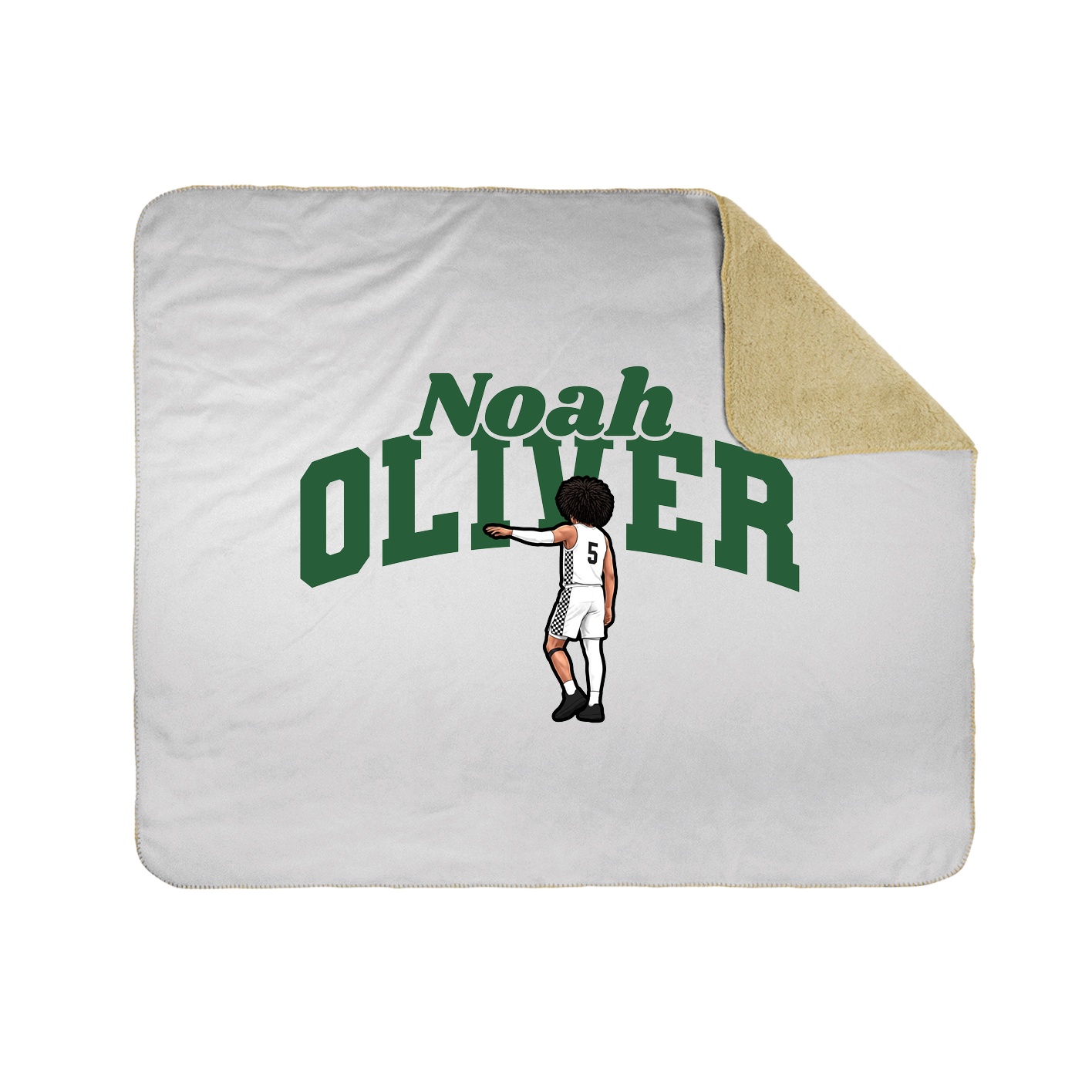 Throw Blanket — Signature Arch in White