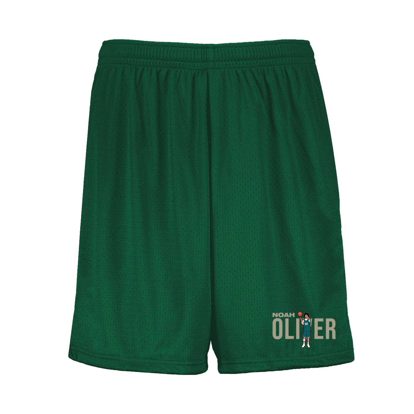 Shorts — Player Name in Green