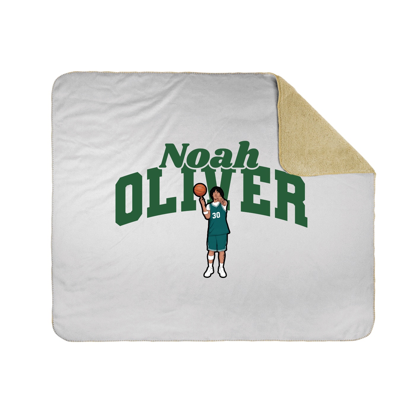 Throw Blanket — Signature Arch in White